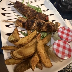 Bruschetas de pollo