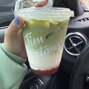 Strawberry matcha