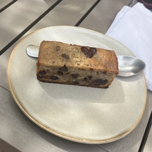 Banana Bread con Chocolate Chips 