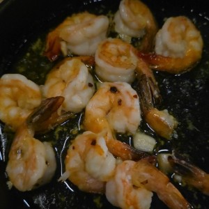 camarones al olio