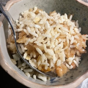 Arroz con coco y frijoles 