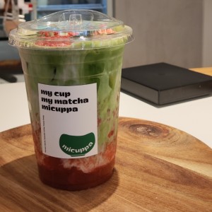 strawberry matcha