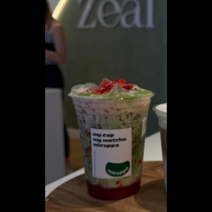 Sakura Strawberry Matcha