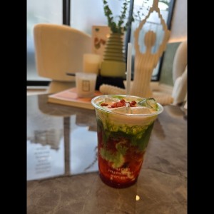 Sakura Strawberry Matcha