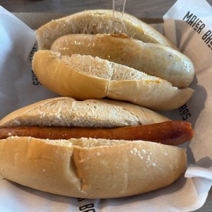 Choripan con Chistorra y Bratwurst 