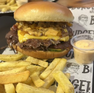 Oklahoma con mermelada de piña bacon
