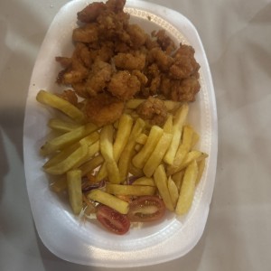 Camarones apanados