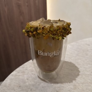 Pistacho cream latte
