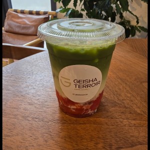 Matcha de fresa