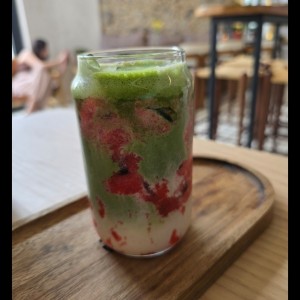 Strawberry matcha