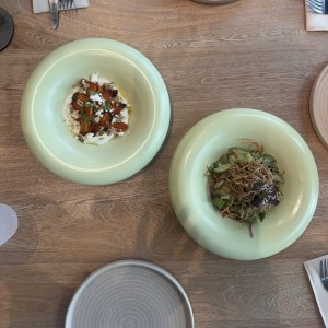 Baby carrots y thai salad