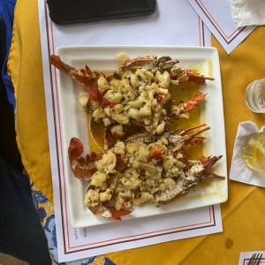 Platos Recomendados - Langosta al Ajillo