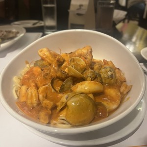Pasta con mariscos