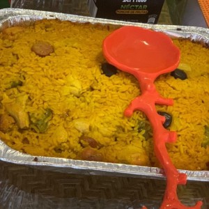 Paella de Pollo y Puerco