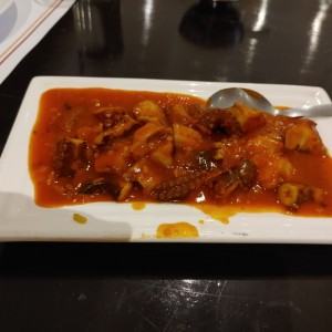 pulpo a la brava