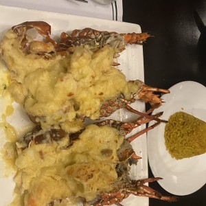 Mariscos - Langosta Gratinada