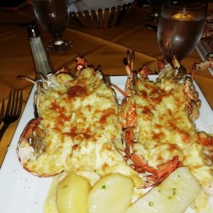 langosta gratinada