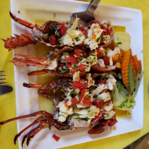 Langosta al ajillo