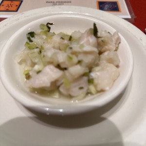 Ceviche de pescado