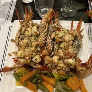 Langosta al ajillo