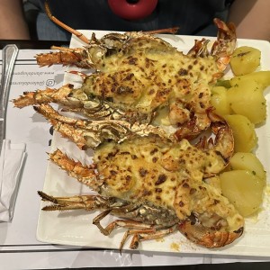 Mariscos - Langosta Gratinada
