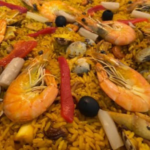 Paella Marinera (Solo Mariscos)