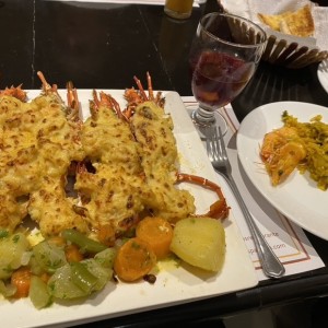 Platos Recomendados - Langostas Gratinadas