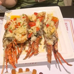 Platos Recomendados - Langosta al Ajillo