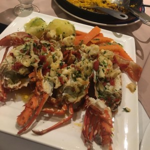 Langostas con Pimientos del piquillo