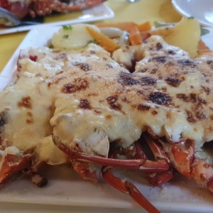 langosta gratinada
