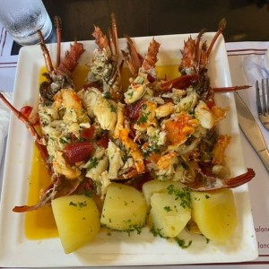 Platos Recomendados - Langosta al Ajillo