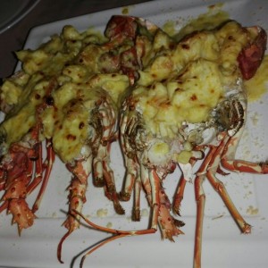 Langosta gratinadas