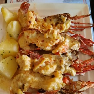 Langosta al pimiento del piquillo