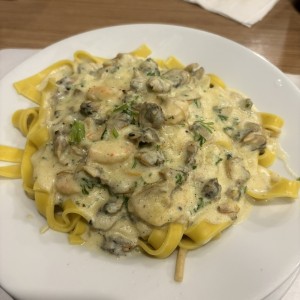 Pasta con mariscos