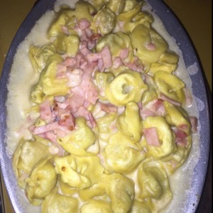 Tortellini a la Carbonara