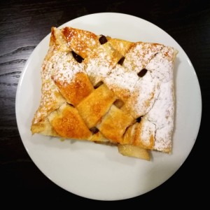 pastel de manzana .