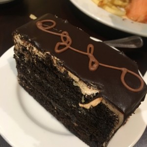 pastel de chocolate
