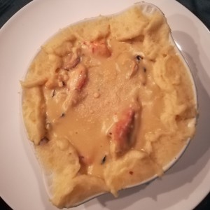 Langostinos al thermidor