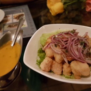 Ceviche frito.