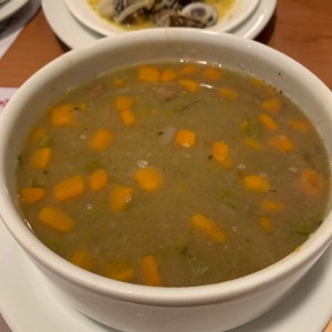 Sopa de Lenteja, estaba deliciosa.