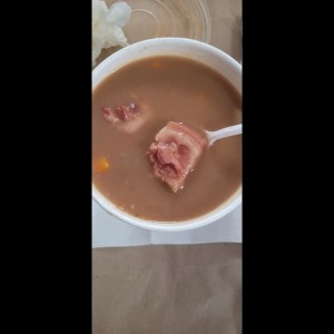 sopa rabito con porotos 