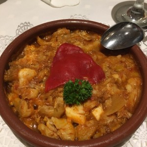 bacalao con langosta