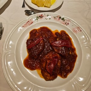 Lomo de cerdo a la Navarra