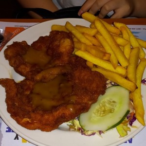 Milanesa de pollo