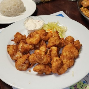 Camarones apanados