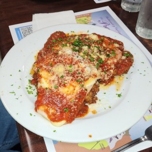 Bistec de pollo a la parmesana