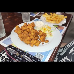 Camarones apanados