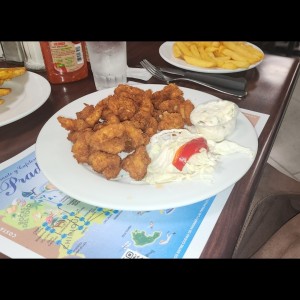 Camarones apanados