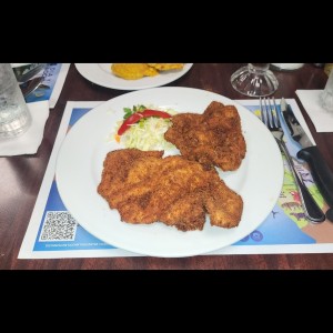 Bistec de pollo a la milanesa