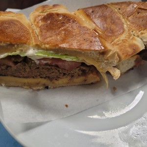 Hamburguesa de carne muy buena